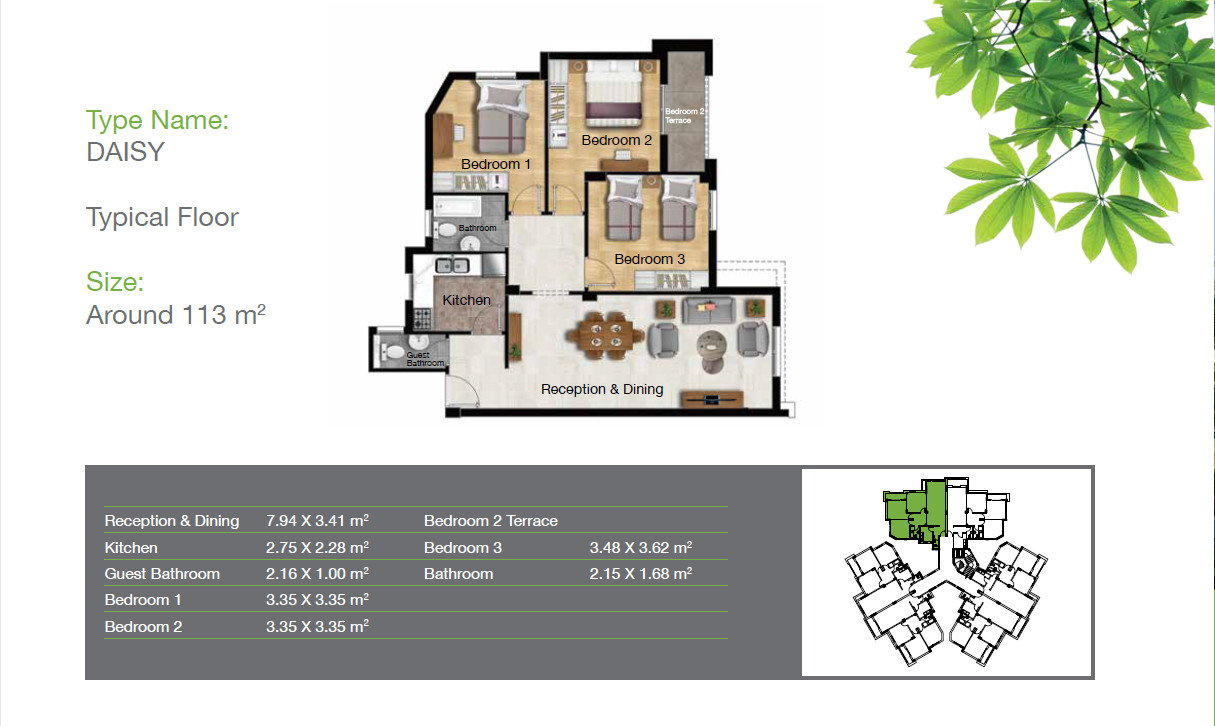 Floor plan for apartment at Ashgar City