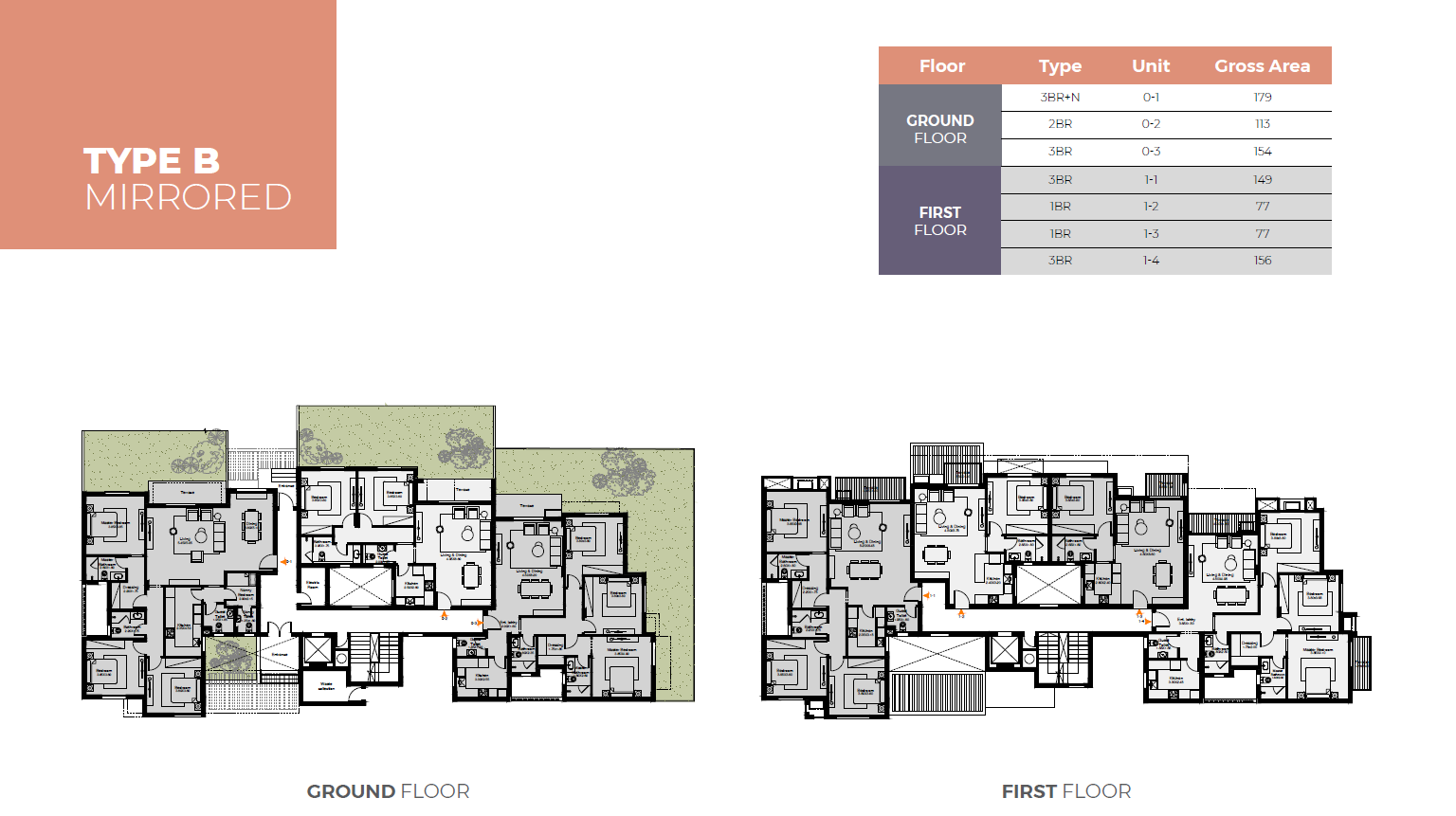 Floor plan for apartment at O West Orascom