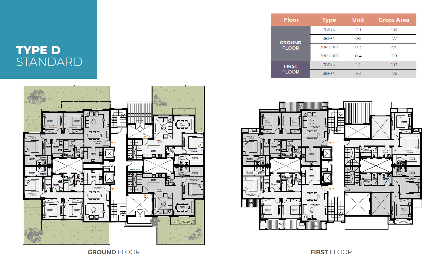 Floor plan for apartment at O West Orascom