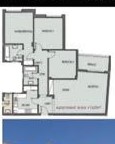 Floor plan for apartment at Park View - Haptown