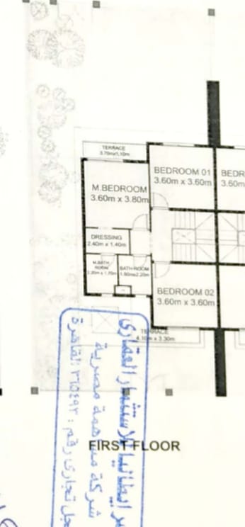 Floor plan for  at Il Bosco New Capital