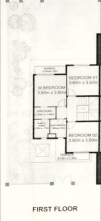 Floor plan for  at Il Bosco New Capital