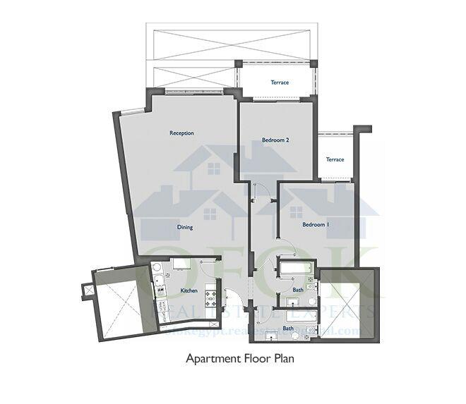 Floor plan for apartment at Village Garden Katameya