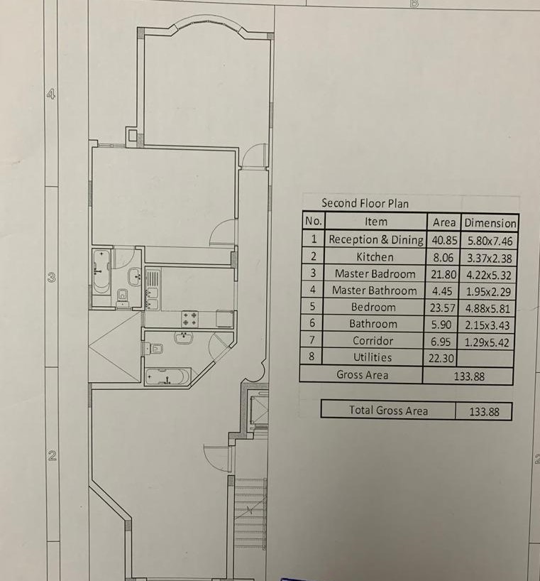 Floor plan for apartment at Mountain View Hyde Park