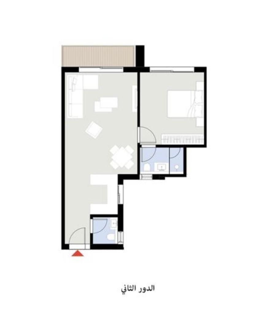 Floor plan for chalet at Silversands