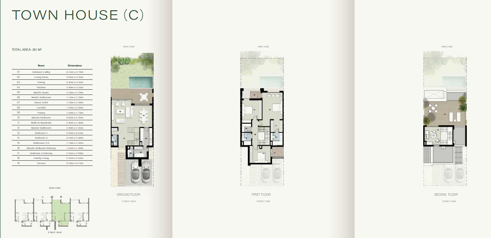 Floor plan for townhouse at ZED East