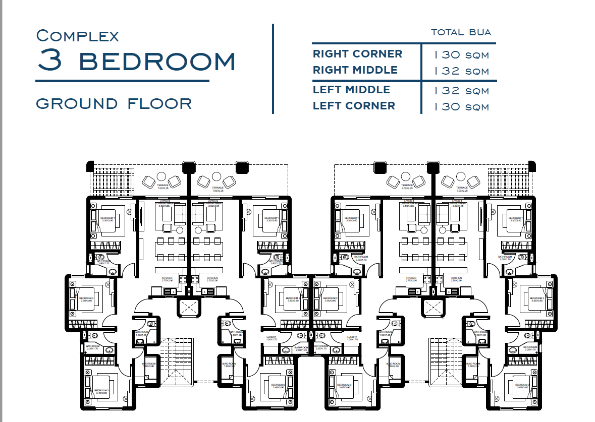Floor plan for chalet at Bianchi Ilios