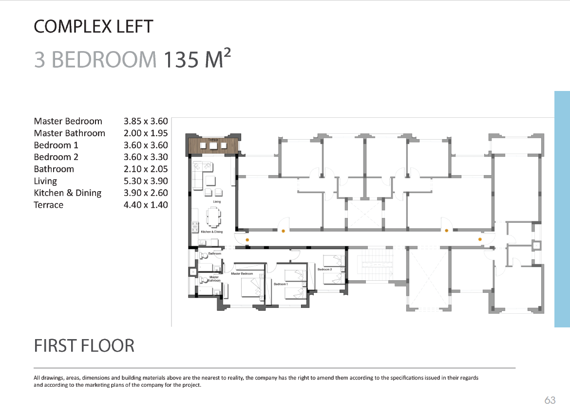 Floor plan for chalet at Gaia