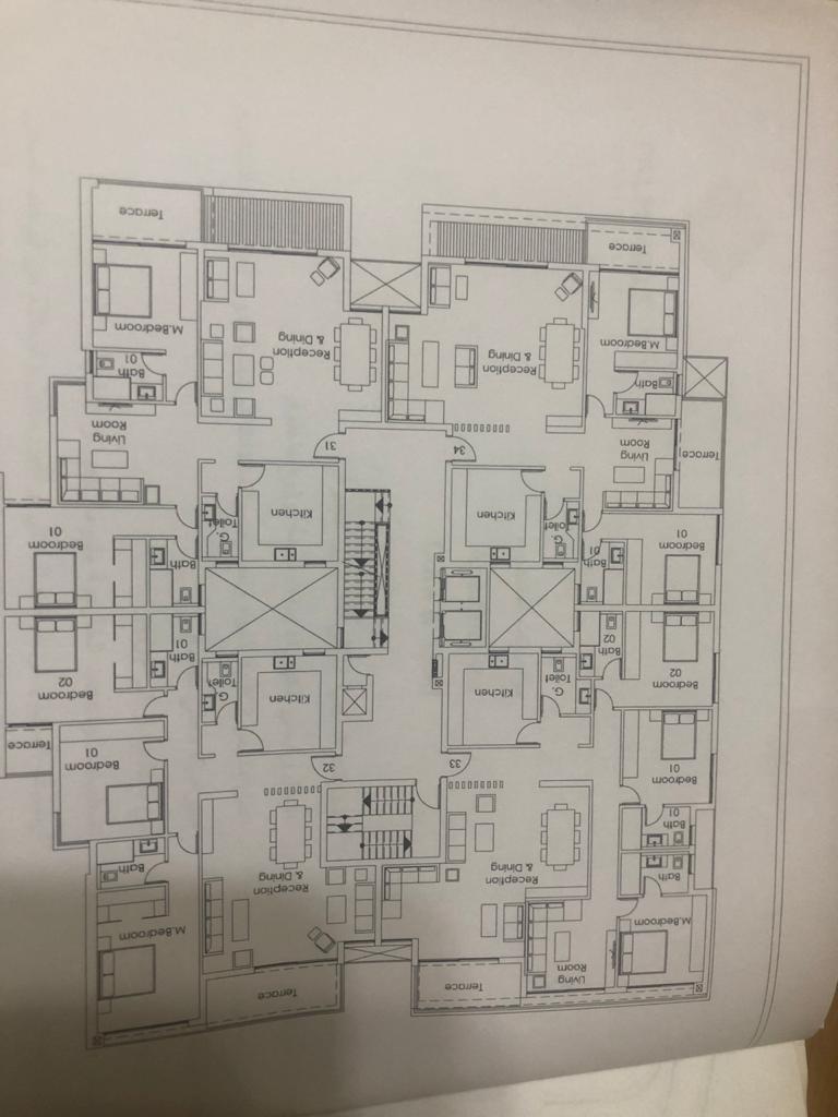 Floor plan for apartment at Palm Hills New Cairo