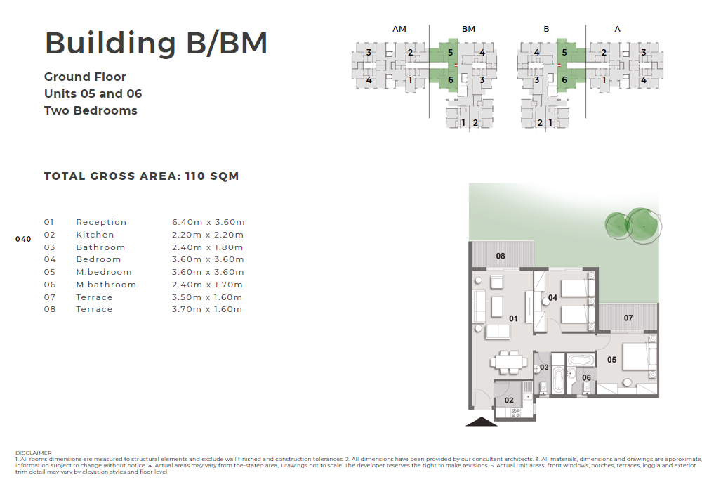 Floor plan for apartment at Il Bosco City