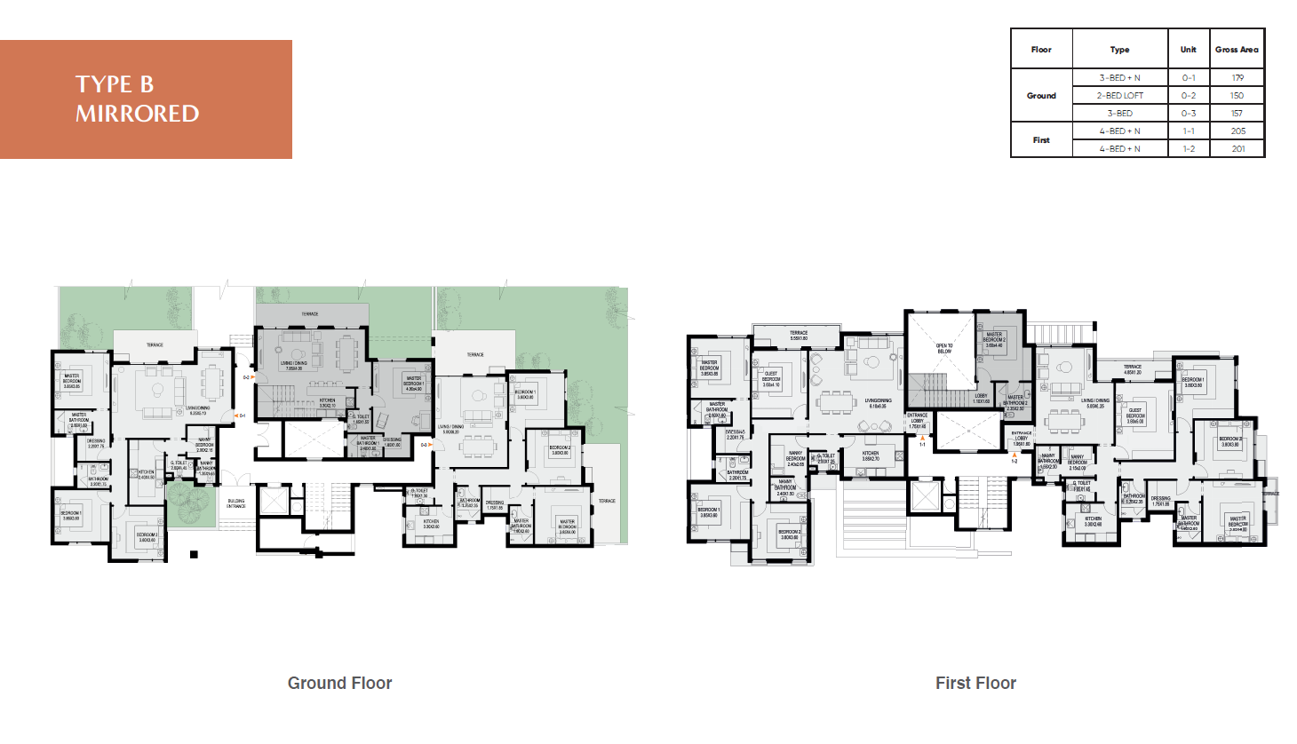 Floor plan for apartment at O West Orascom