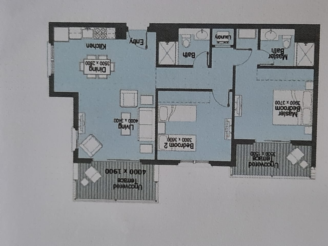 Floor plan for chalet at The Greek Village Marassi