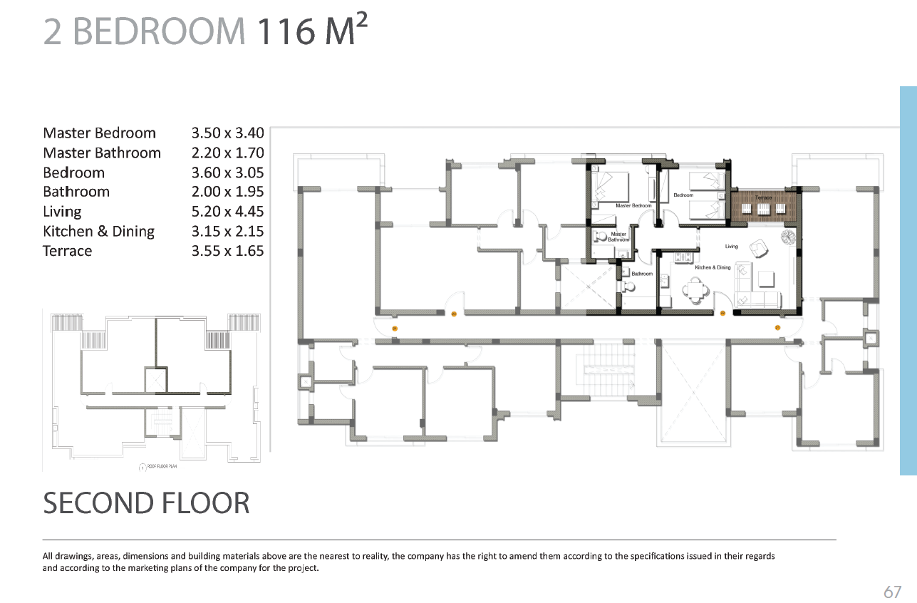 Floor plan for apartment at Gaia
