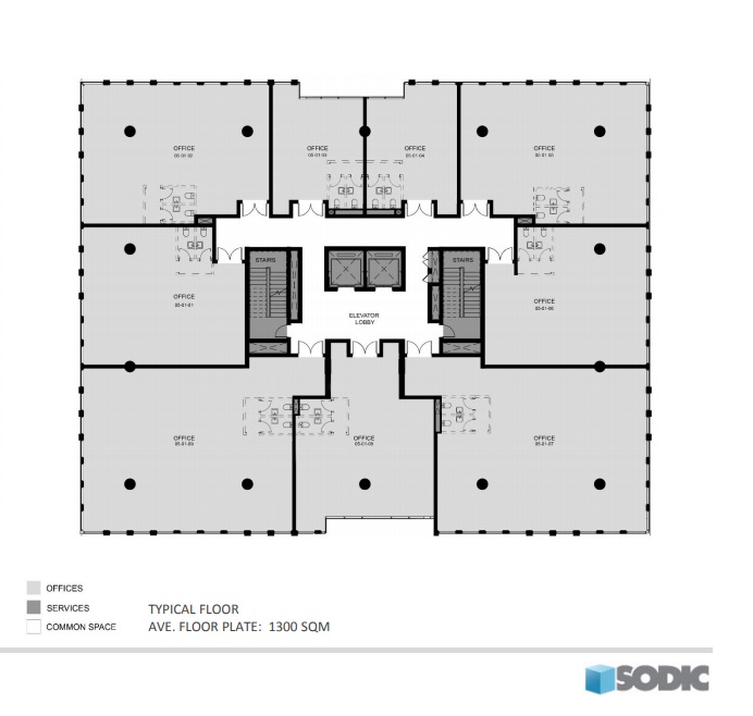 Floor plan for  at Eastown