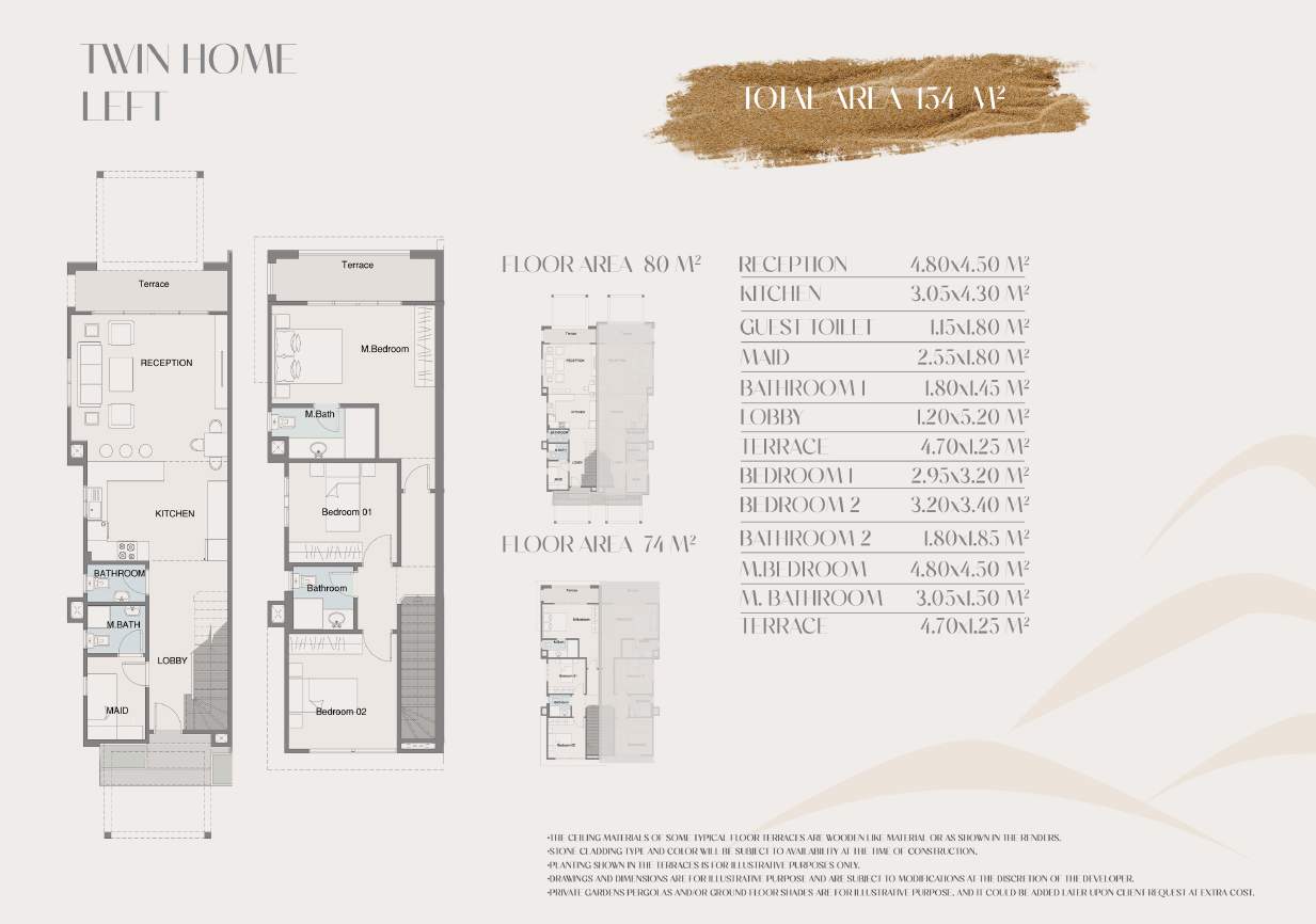 Floor plan for  at Telal Sokhna