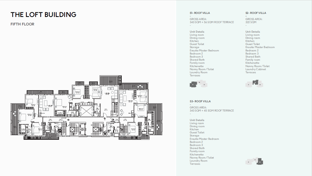 Floor plan for apartment at DISTRICT 5