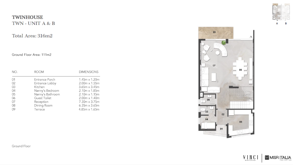 Floor plan for  at Vinci