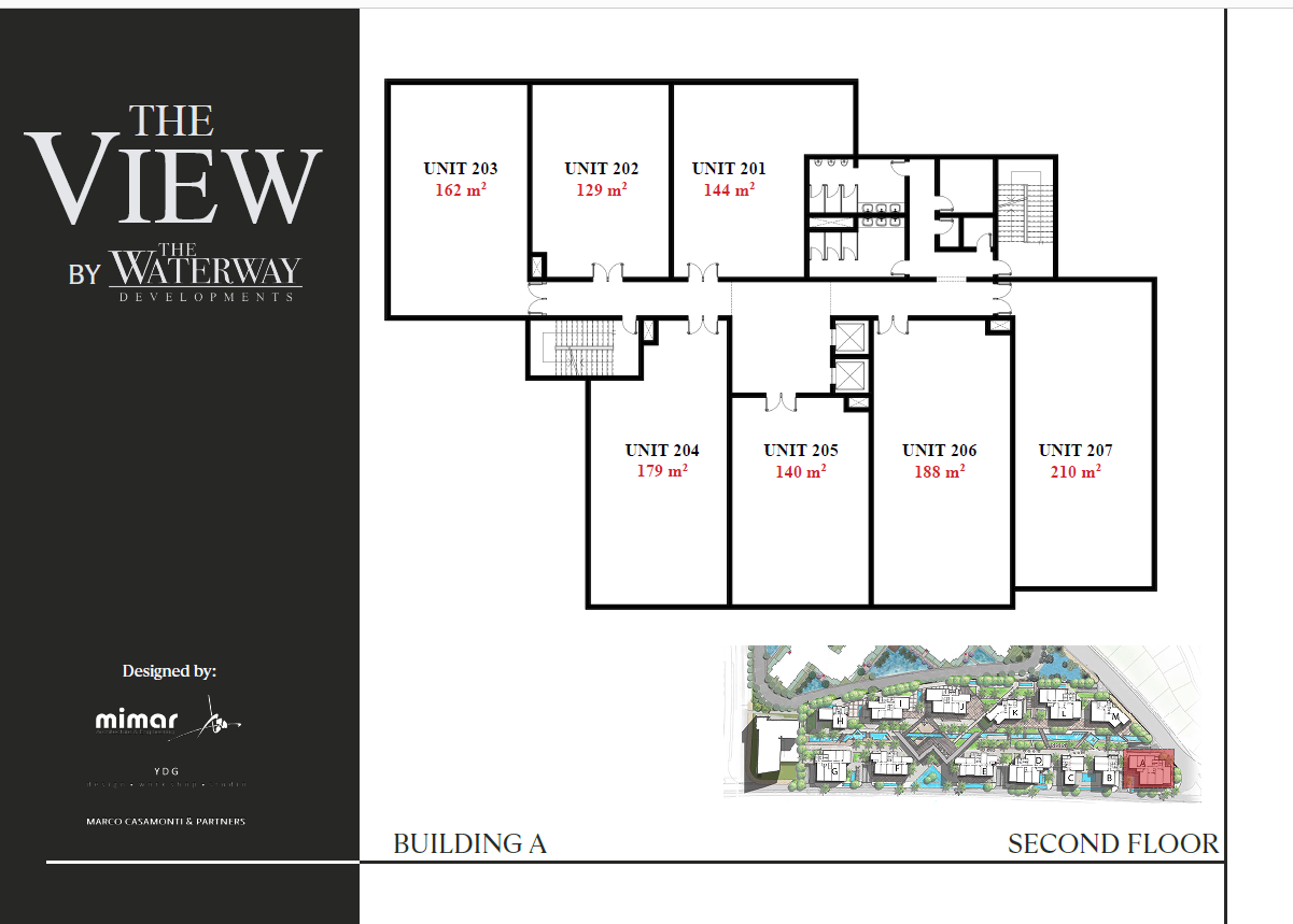 Floor plan for  at The View Waterway