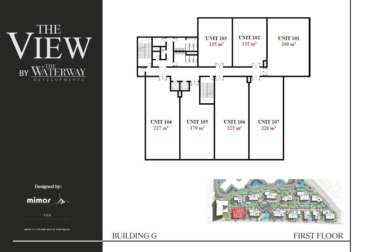 Floor plan for  at The View Waterway