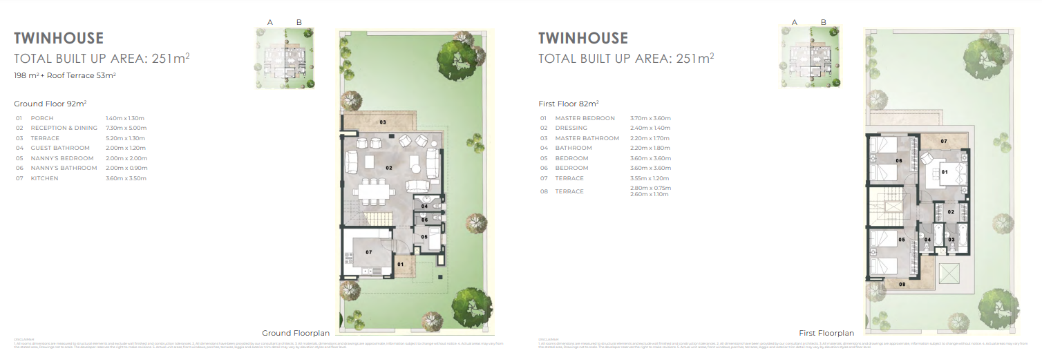 Floor plan for  at Il Bosco New Capital