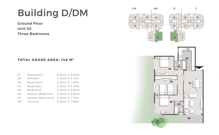 Floor plan for apartment at Il Bosco City