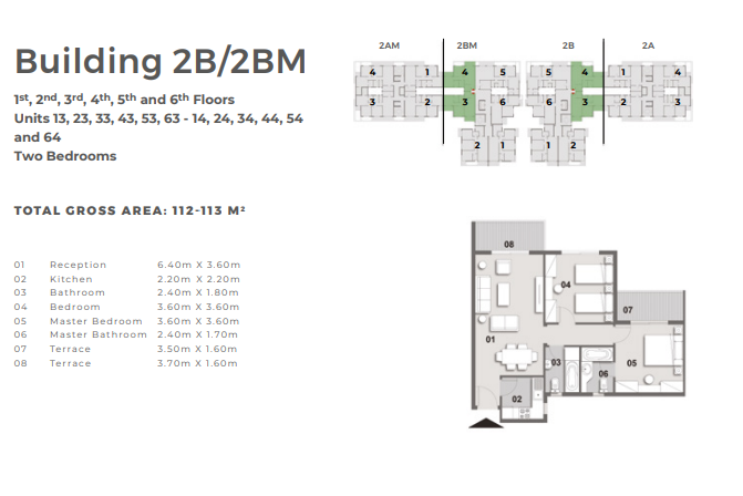 Floor plan for apartment at Il Bosco City