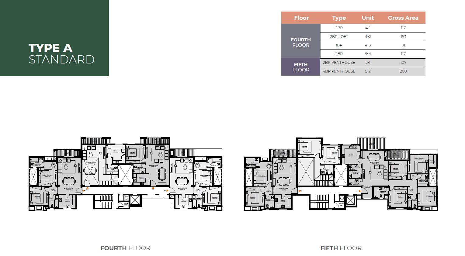 Floor plan for penthouse at O West Orascom