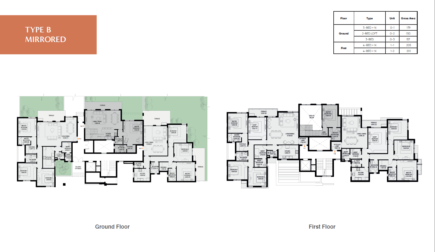 Floor plan for apartment at O West Orascom
