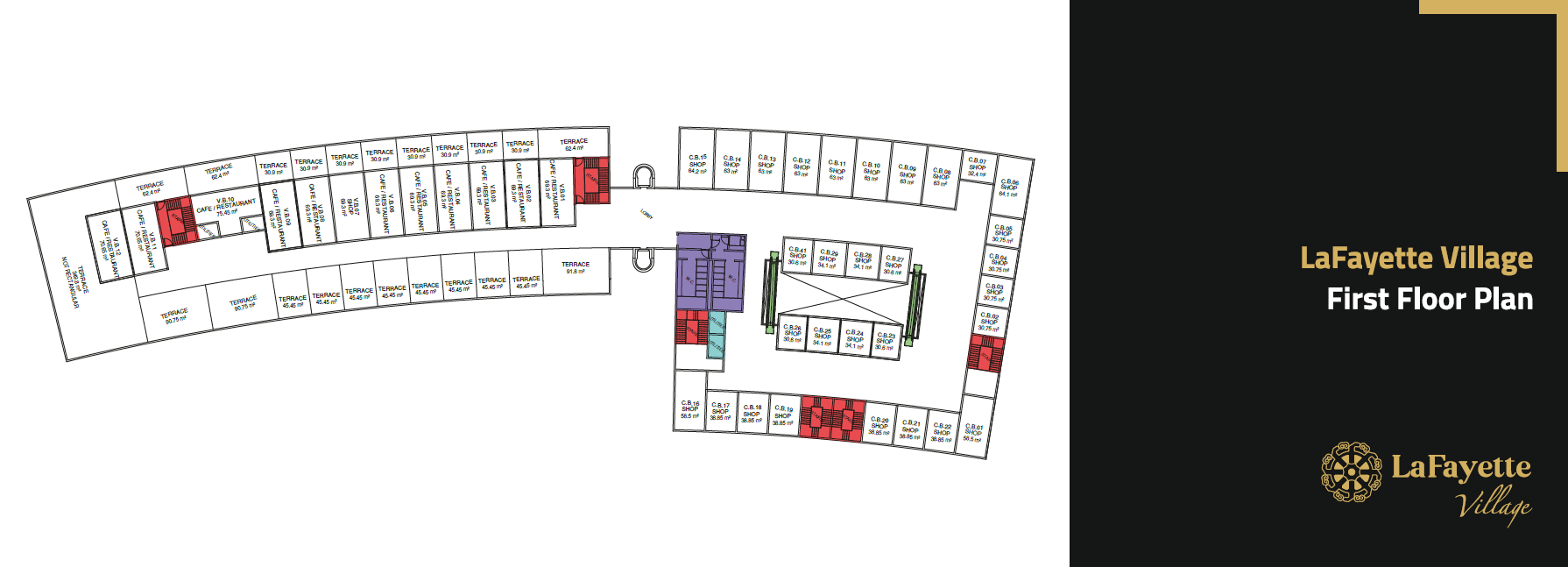 Floor plan for  at La Fayette Village