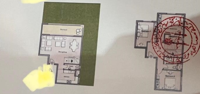 Floor plan for duplex at Sarai