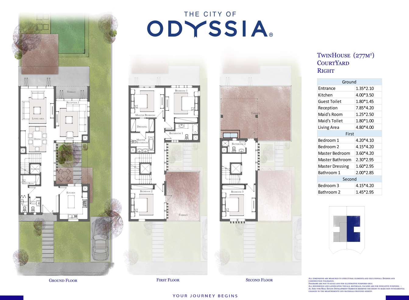 Floor plan for  at The City of Odyssia