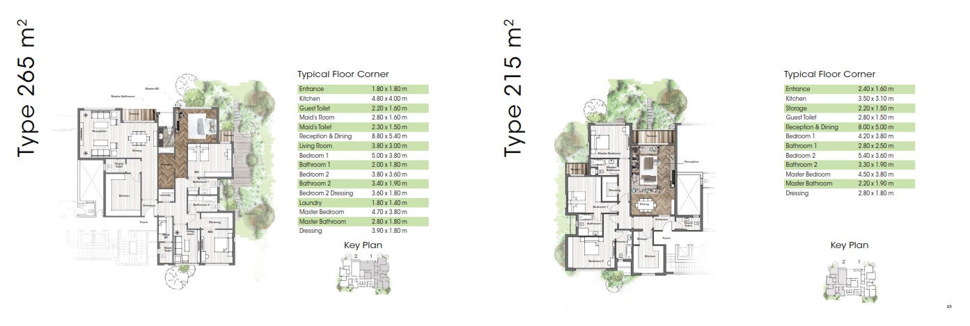 Floor plan for apartment at Aria