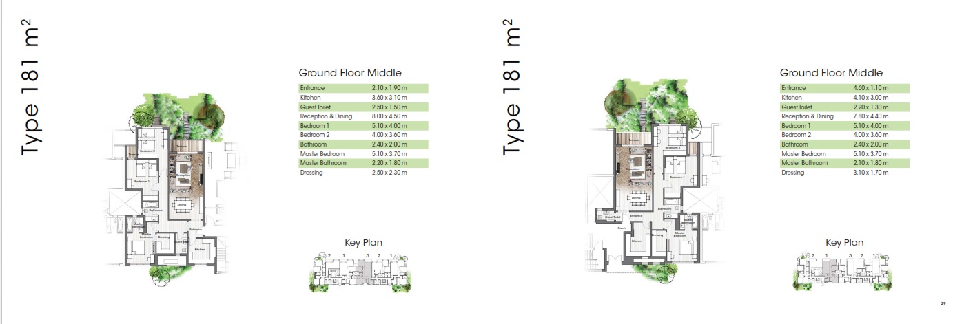 Floor plan for apartment at Aria