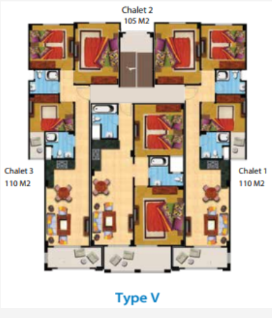Floor plan for apartment at Lasirena North Coast