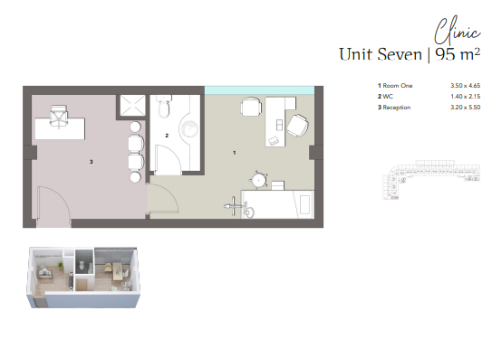 Floor plan for  at The HUB  Waterway New Cairo