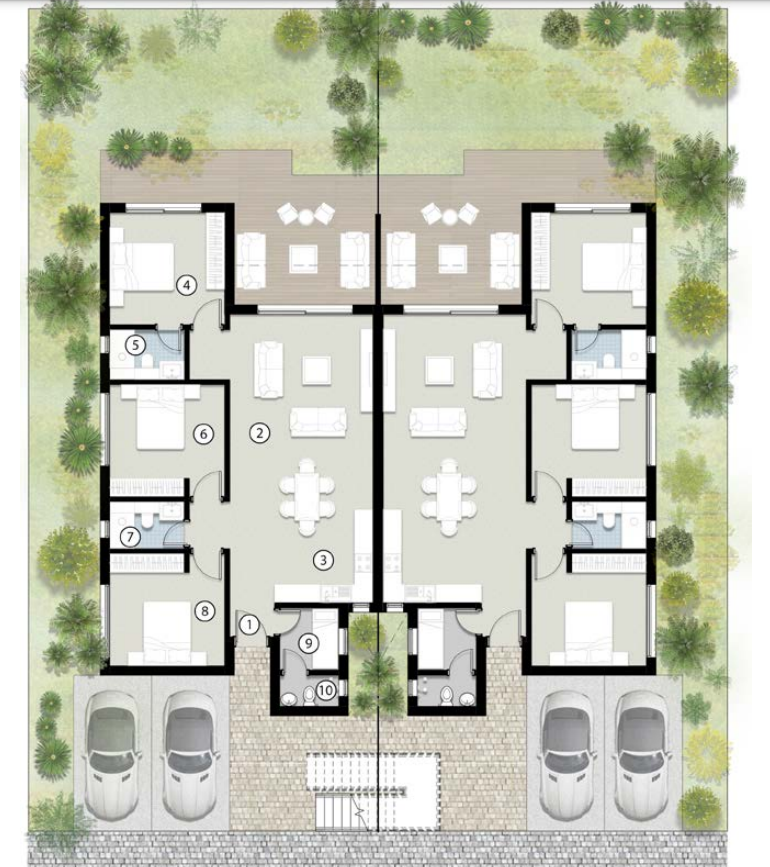 Floor plan for apartment at Silvertown Silversands