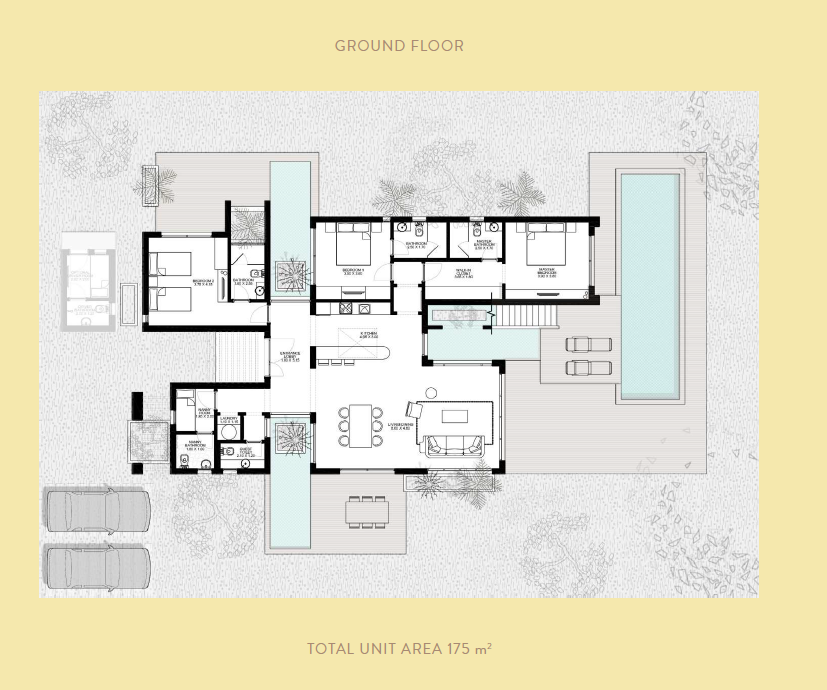 Floor plan for villa at The Nines