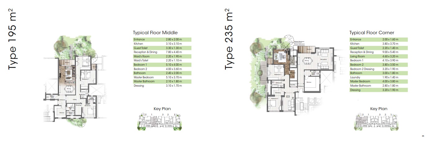 Floor plan for apartment at Aria