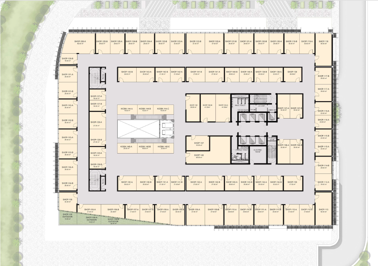 Floor plan for  at Taj Tower