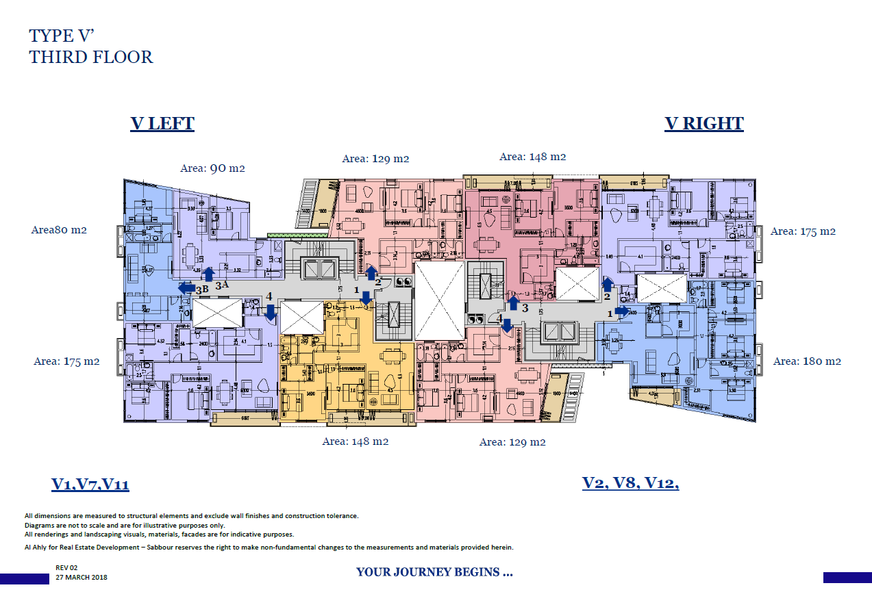 Floor plan for apartment at The City of Odyssia