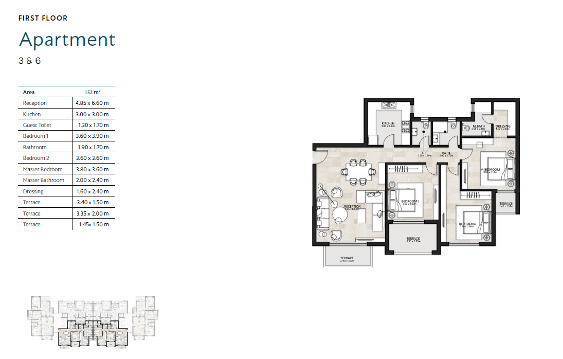 Floor plan for apartment at Garden Lakes