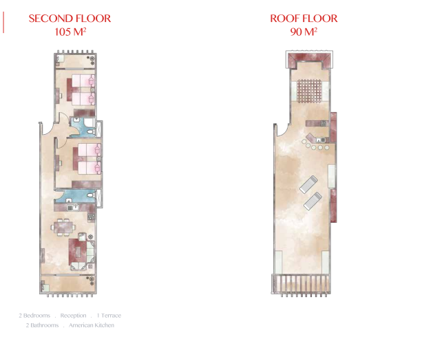 Floor plan for apartment at Lasirena Palm Beach