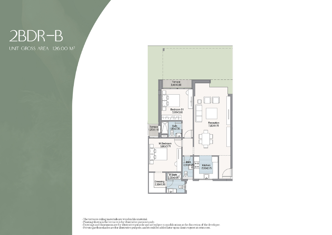 Floor plan for apartment at The Hills