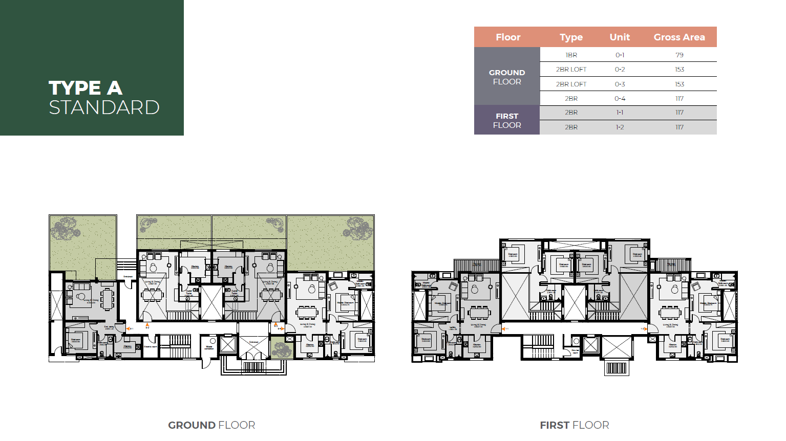 Floor plan for apartment at O West Orascom