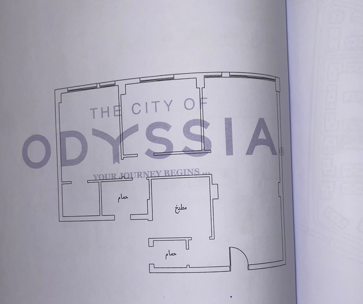 Floor plan for apartment at The City of Odyssia