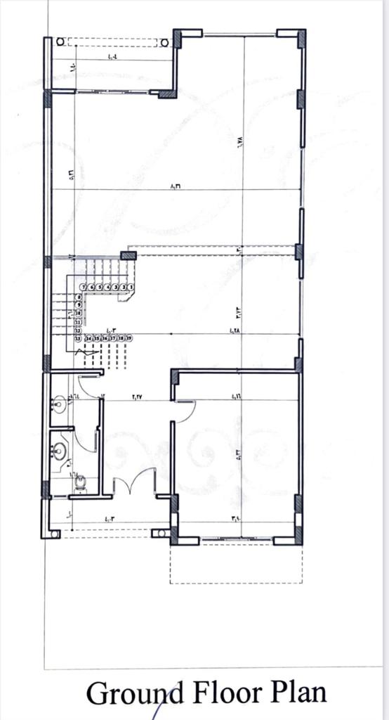 Floor plan for townhouse at El Patio 5 East