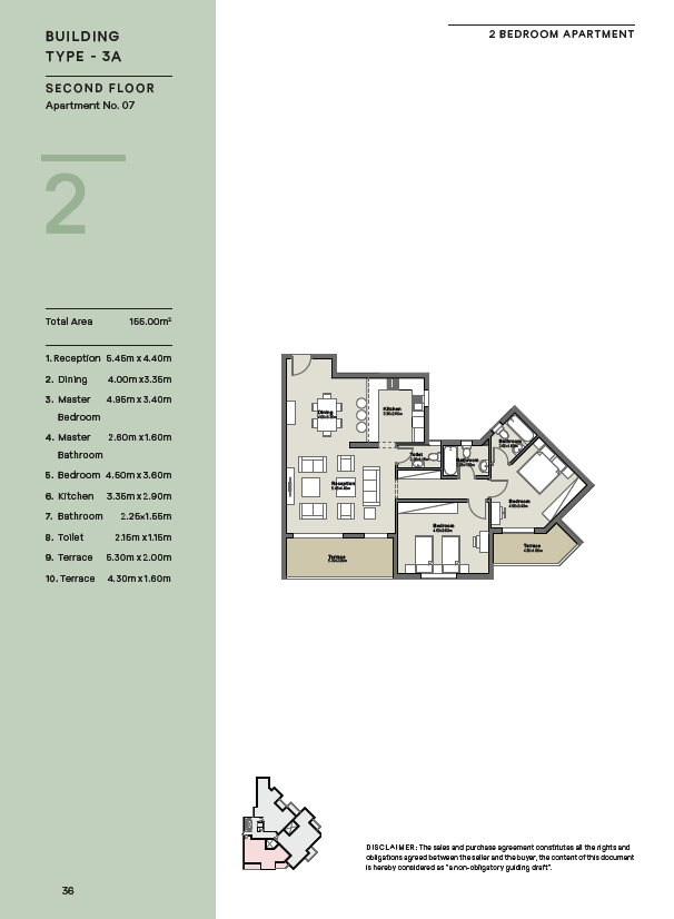 Floor plan for apartment at Axis X Iwan