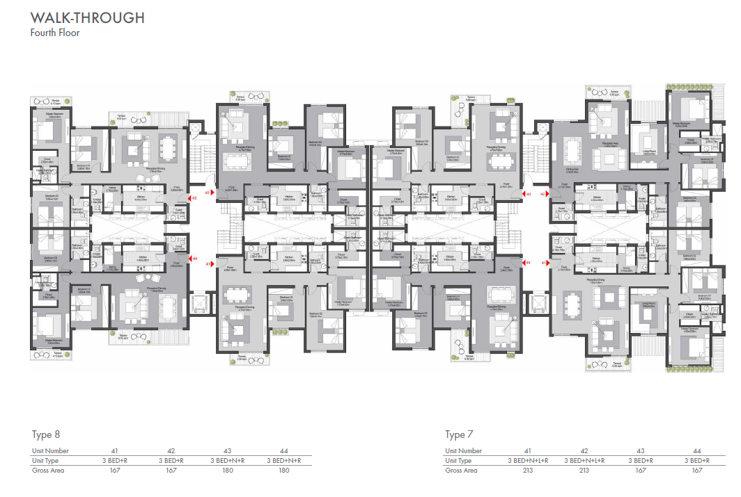 Floor plan for apartment at SODIC East