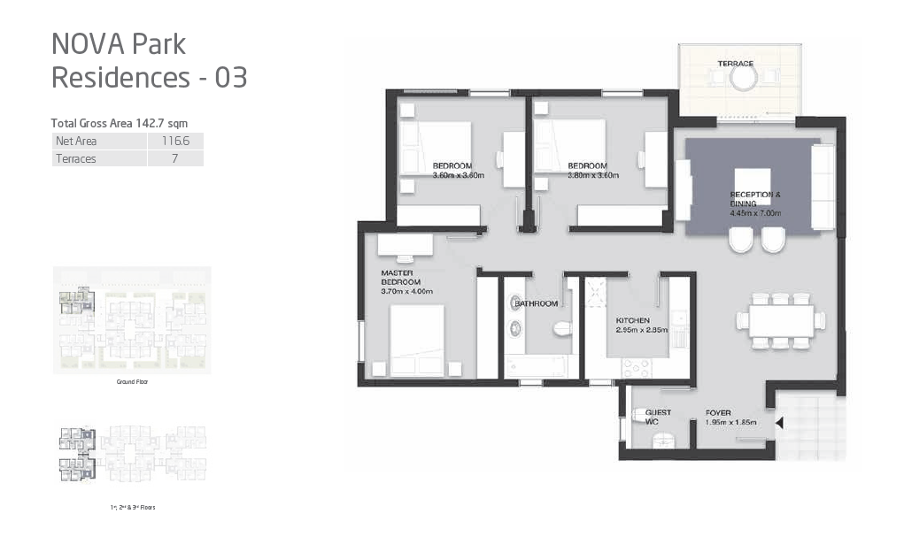 Floor plan for apartment at VYE SODIC