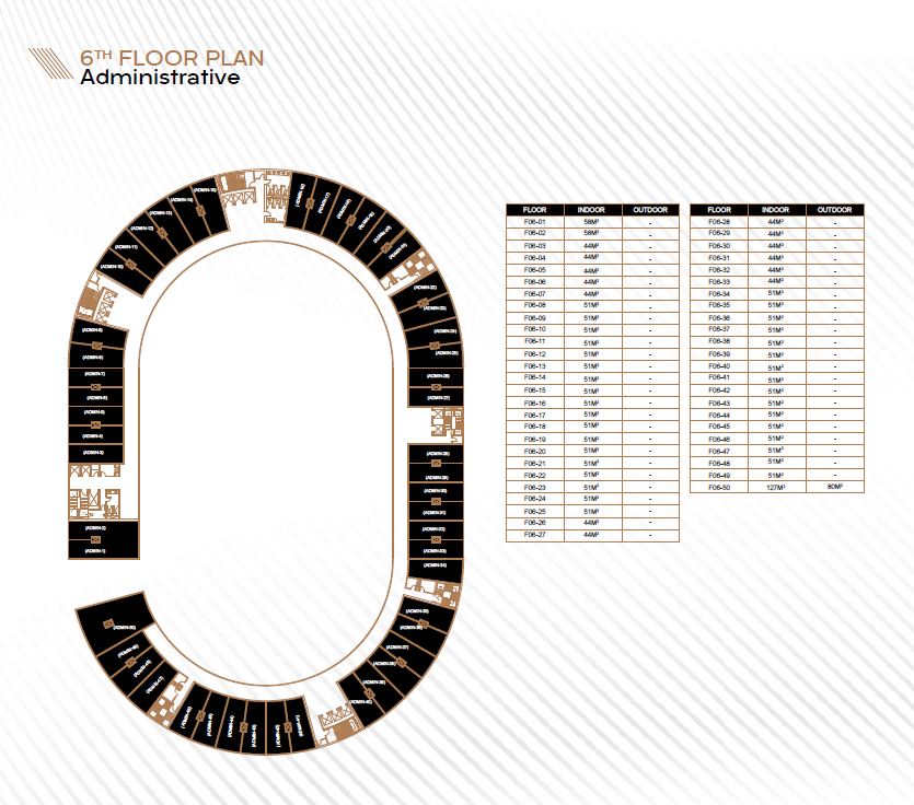 Floor plan for  at East Tower